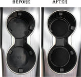 Universal non-slip car coasters black 4 pack — view 5