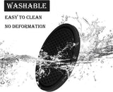 Universal non-slip car coasters black 4 pack — view 6