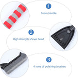2-in-1 car snow brush ice scraper 25 inch — view 3