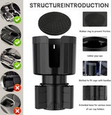 Adjustable universal car cup holder — view 3