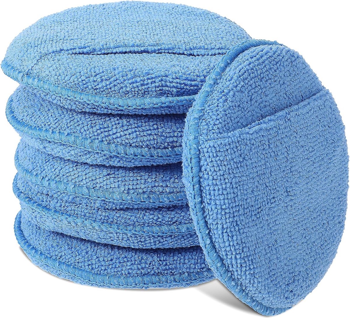 Car polishing foam applicator pads 125mm 6 pack — view 2
