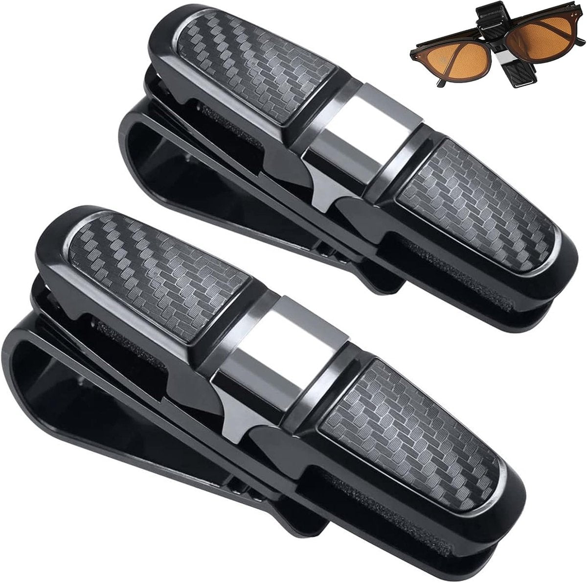 Universal car glasses clip holder 2 pieces — view 2