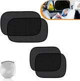Car side window sunshades 2 pairs black — view 2