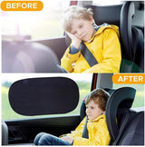 Car side window sunshades 2 pairs black — view 3