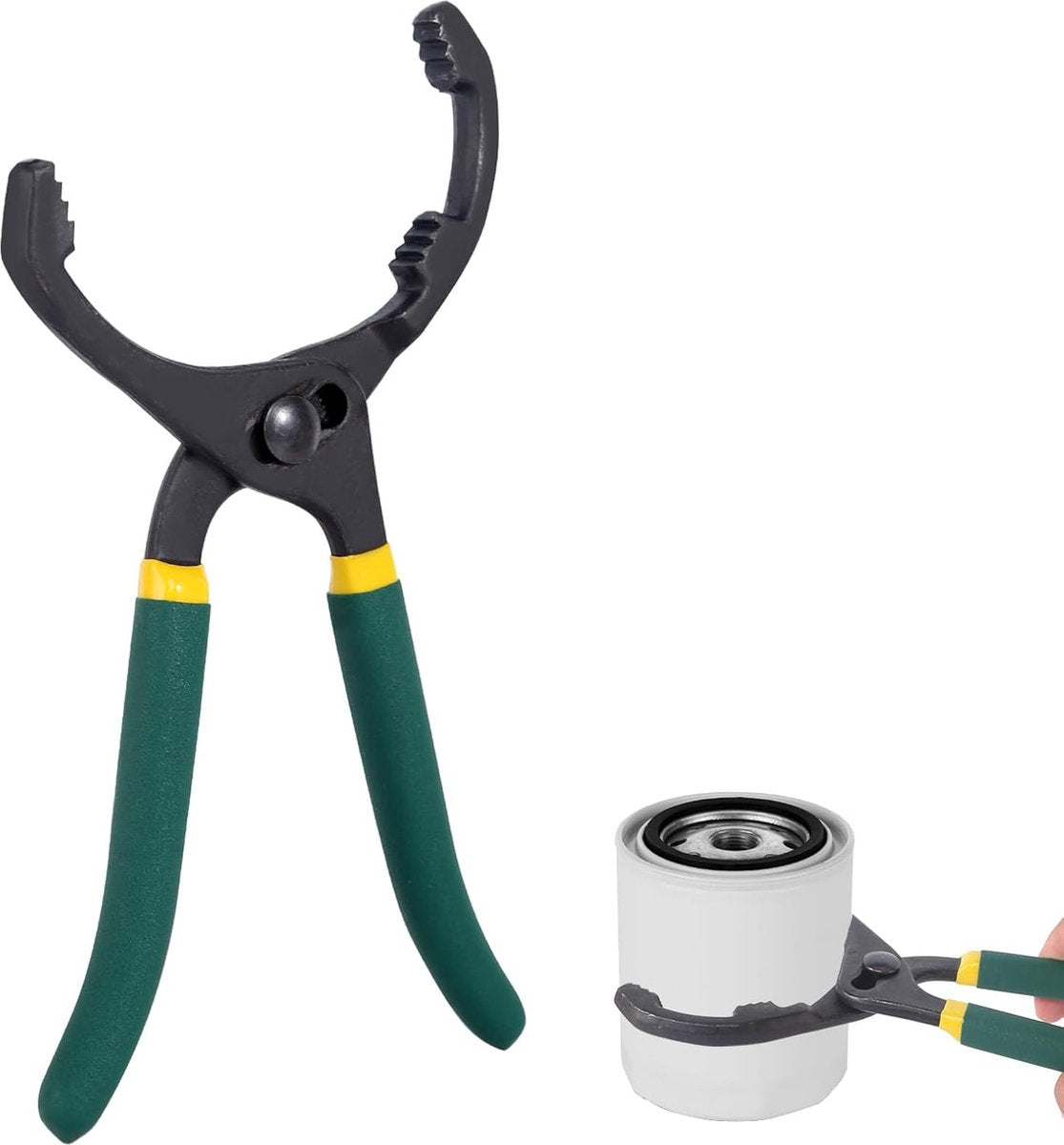 10 inch self-clamping oil filter pliers — view 2