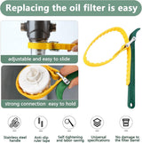 Strap oil filter wrench green — view 4
