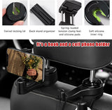 2-in-1 car headrest hooks black 2 pieces — view 5