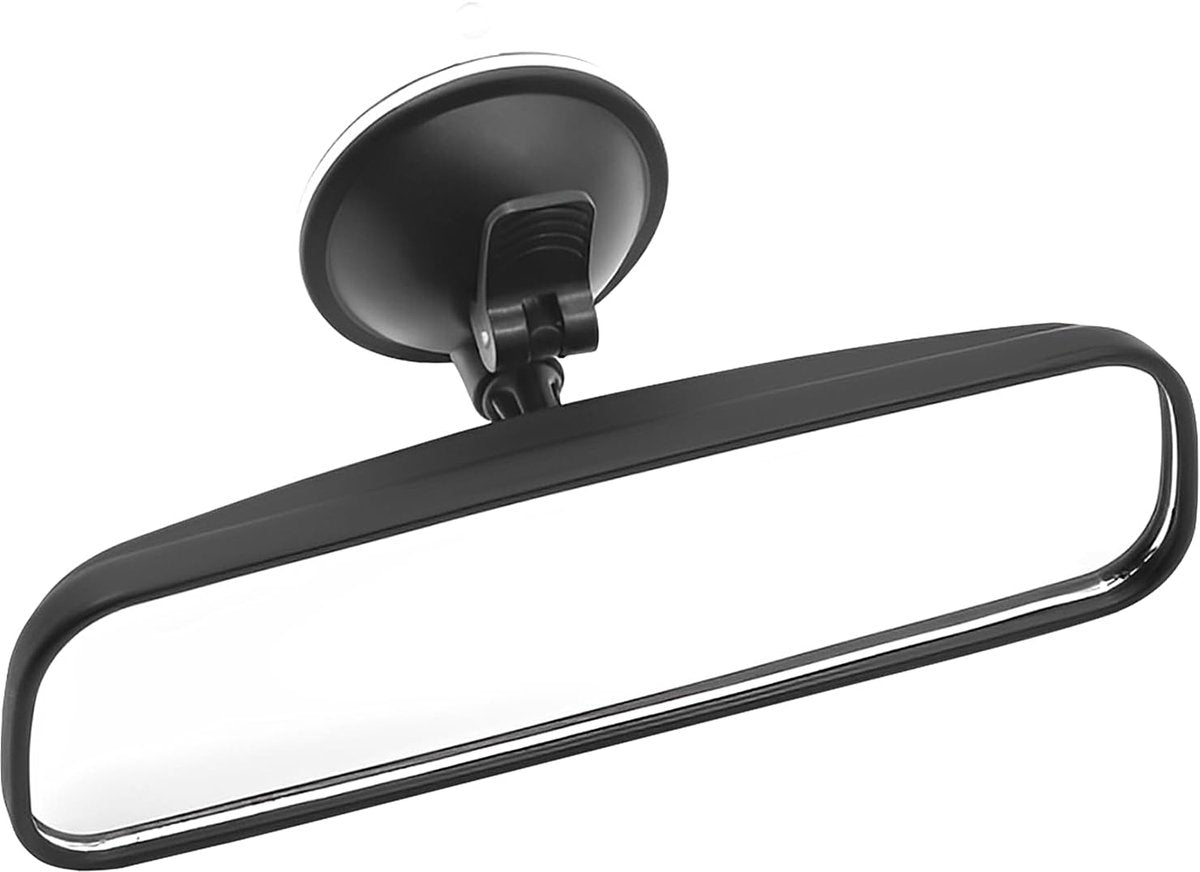 Car interior rearview mirror with suction cup — view 2
