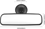 Car interior rearview mirror with suction cup — view 5