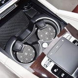 Bling rhinestone car cup coasters black — view 7