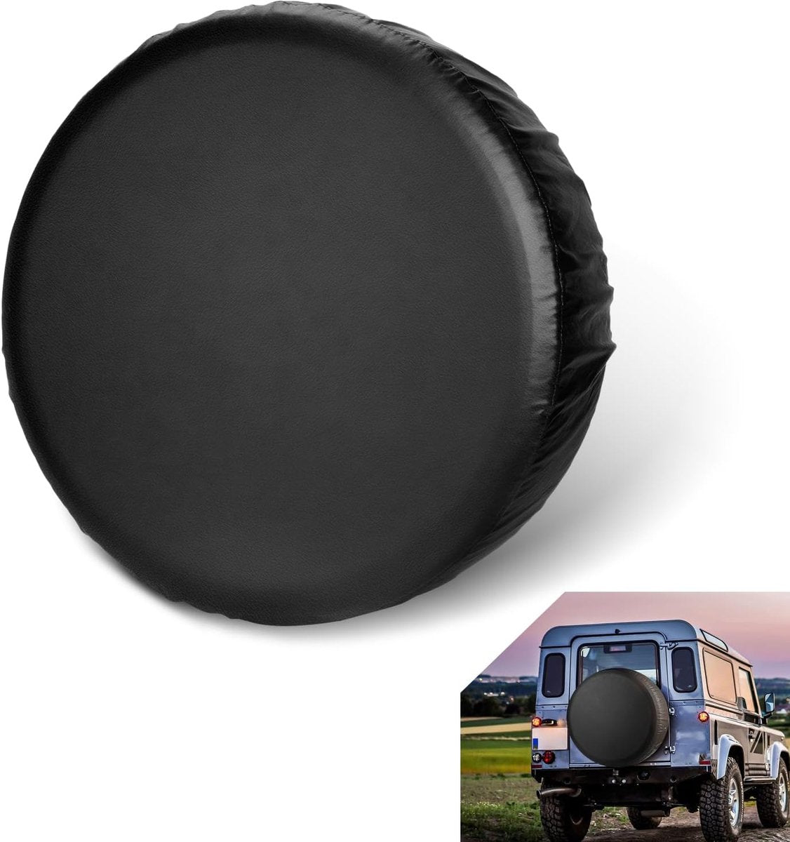 Spare tyre cover PVC leather — view 2