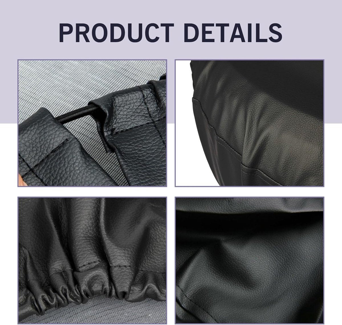 Spare tyre cover PVC leather — view 7