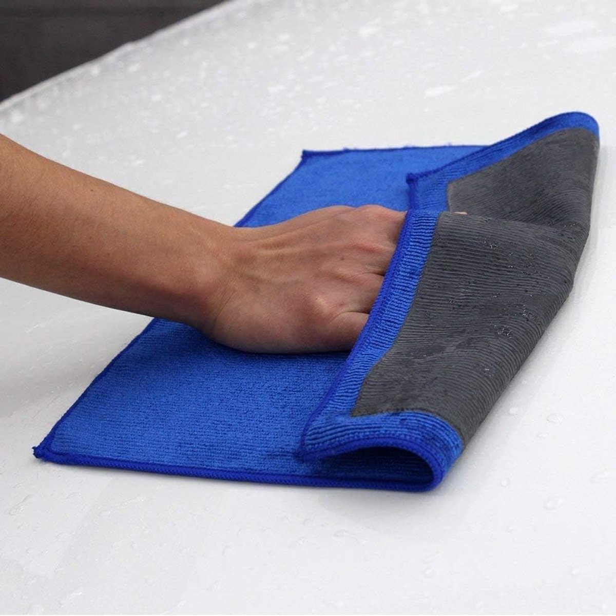 Car clay cloth detailing towel blue — view 5