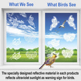 Anti-collision butterfly window stickers 36 pack — view 5