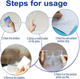 Anti-collision butterfly window stickers 36 pack — view 6