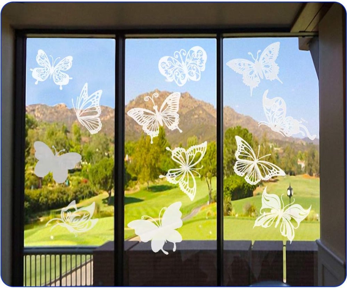 Anti-collision butterfly window stickers 36 pack — view 7