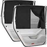 Magnetic car window sunshades black 2 pack — view 2