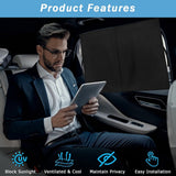 Magnetic car window sunshades black 2 pack — view 3