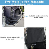 Magnetic car window sunshades black 2 pack — view 5