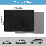 Magnetic car window sunshades black 2 pack — view 6