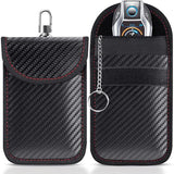 2 pack Faraday signal blocking car key case — view 2