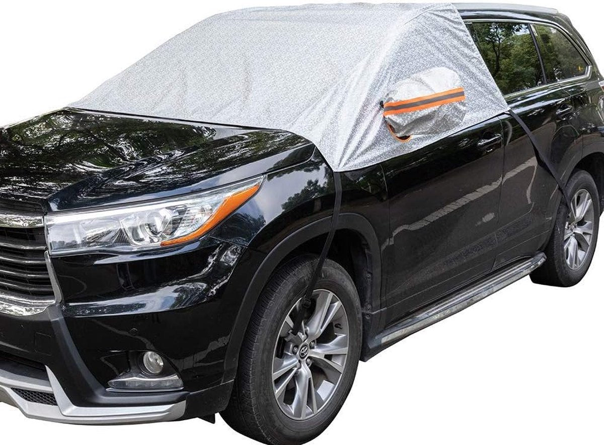 Foldable car windshield cover silver — view 2