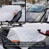 Foldable car windshield cover silver — view 3