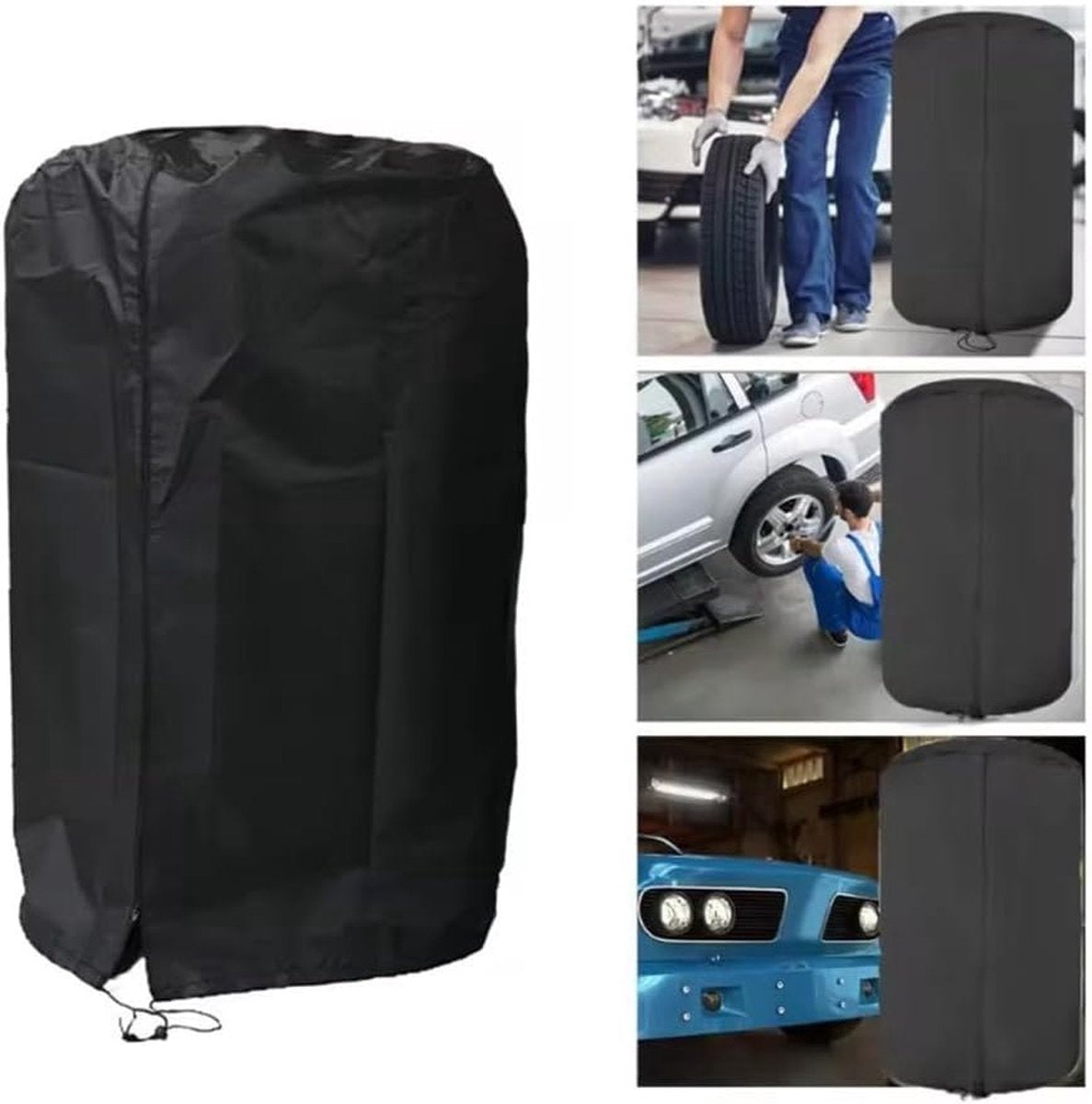 Car tyre storage bag waterproof black — view 10