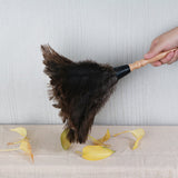 Ostrich feather car duster brown 40cm — view 2