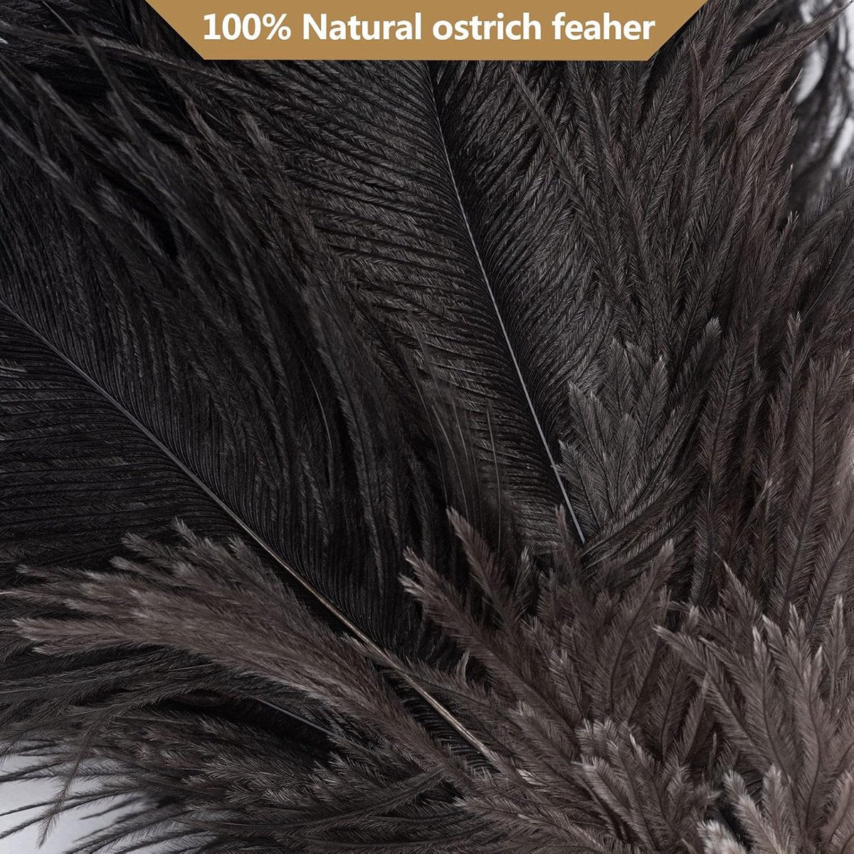 Ostrich feather car duster brown 40cm — view 4