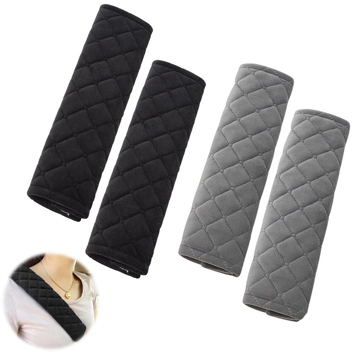 Car seat belt shoulder covers 4 pieces — view 7