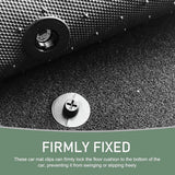 Car floor mat fastening clips 10 pack black — view 3