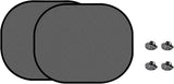 Car side window sunshades black 2 pieces — view 2