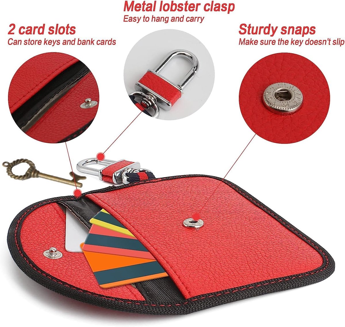 RFID anti-theft car key cover 2 pieces — view 4