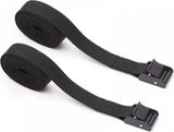Tension lashing straps black 4 pieces — view 3
