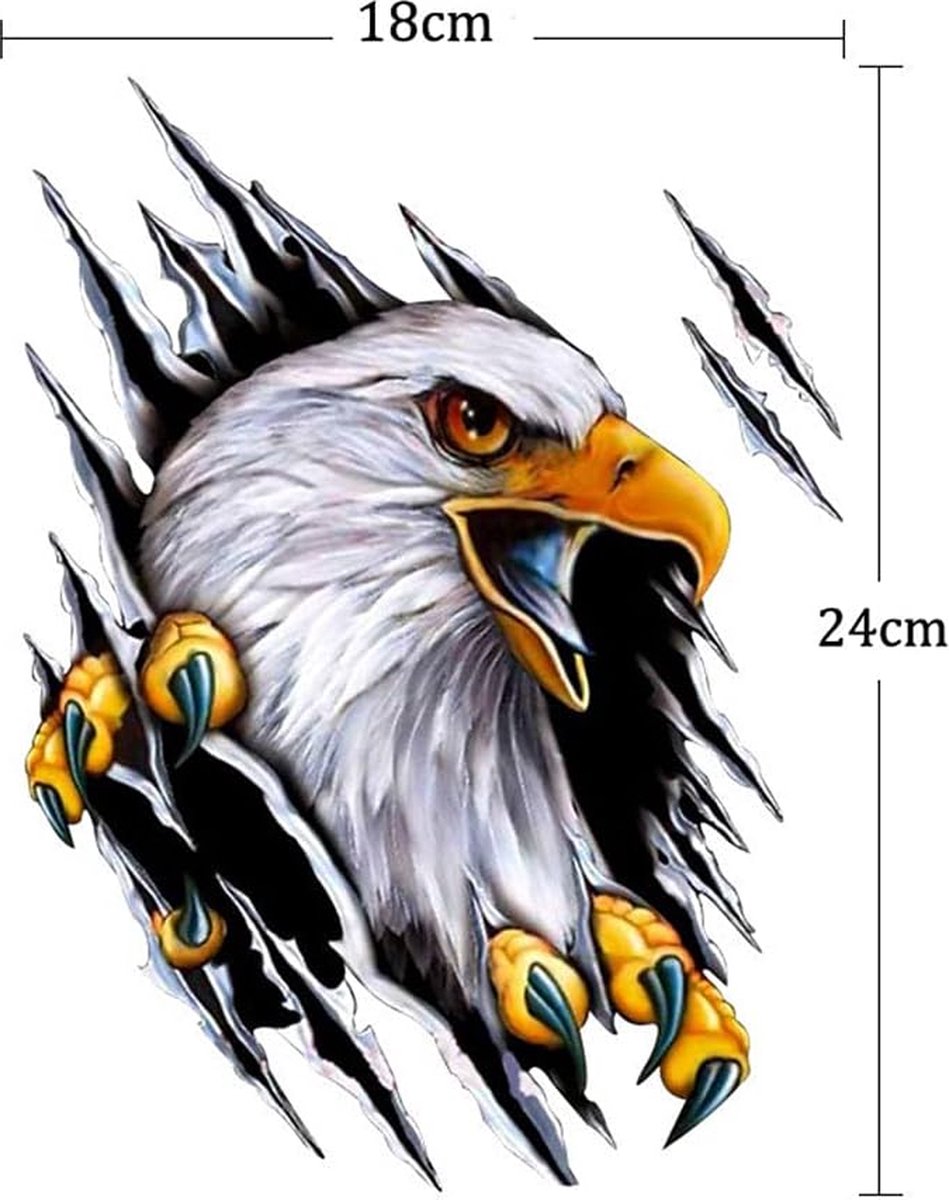 Car eagle sports stickers 2 pieces — view 3