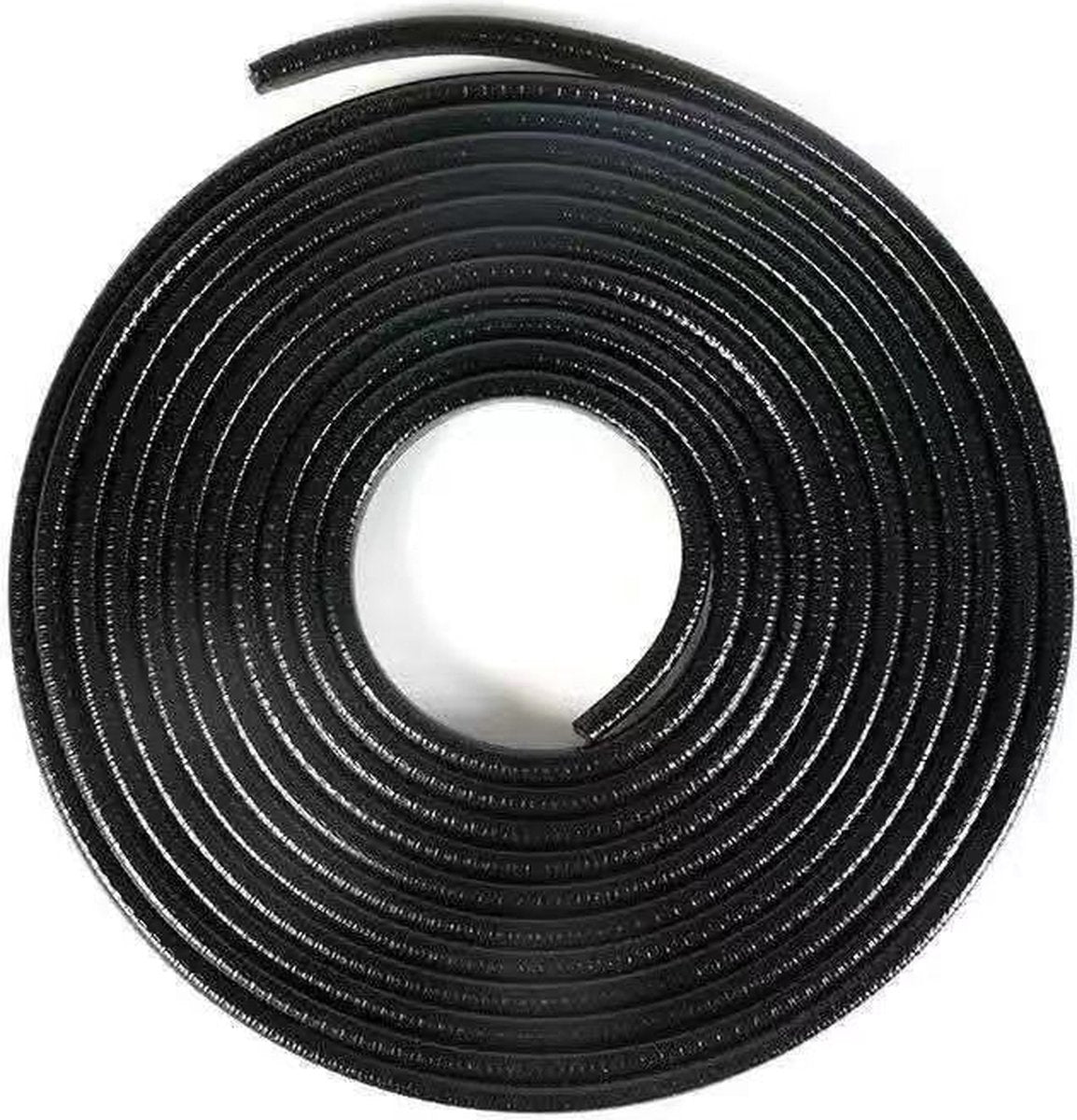 Car bumper door edge strip protector black 5m — view 2