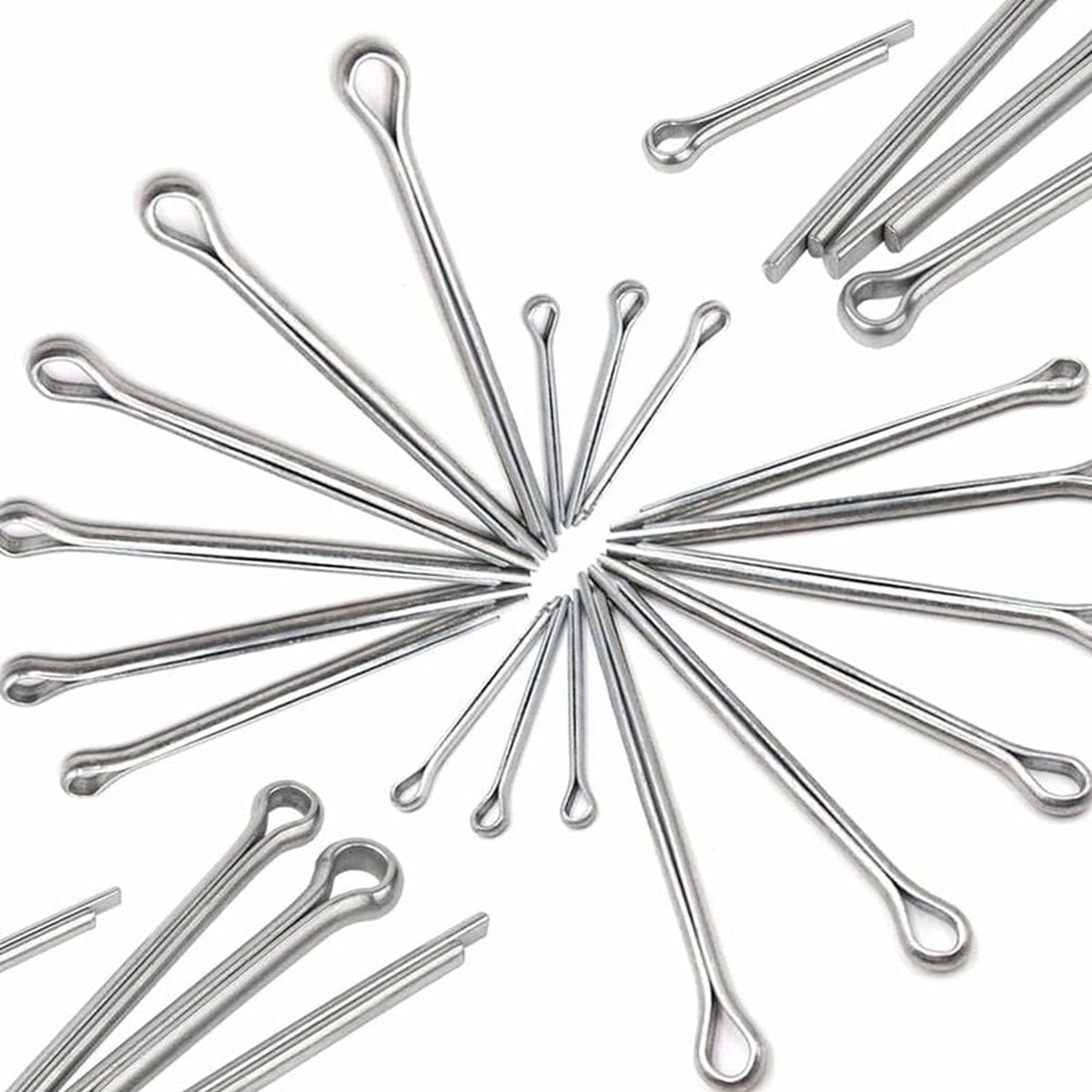 Stainless steel split pins 150 pieces — view 3