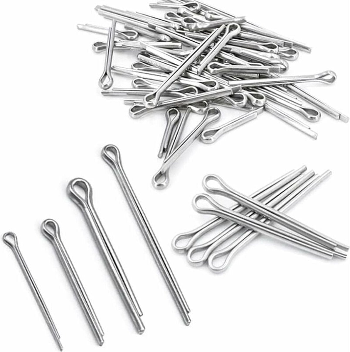 Stainless steel split pins 150 pieces — view 6