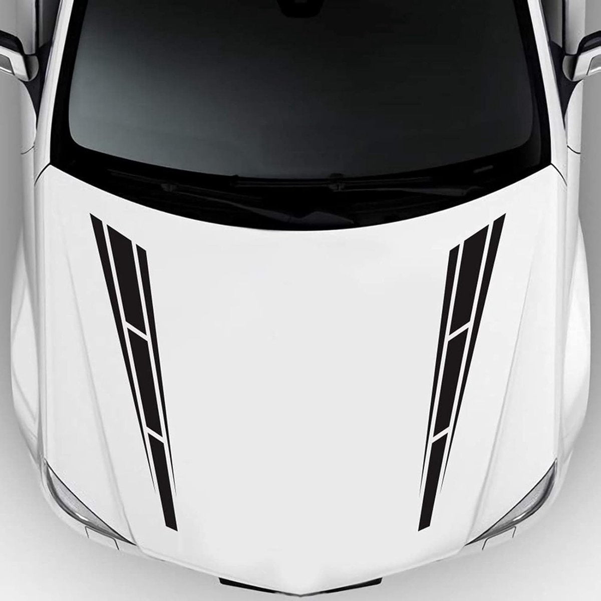 Car stripe side stickers black 6 pieces — view 4