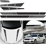 Car stripe side stickers black 6 pieces — view 7