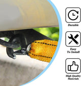 Car tow rope strap 4m 5000kg yellow — view 5