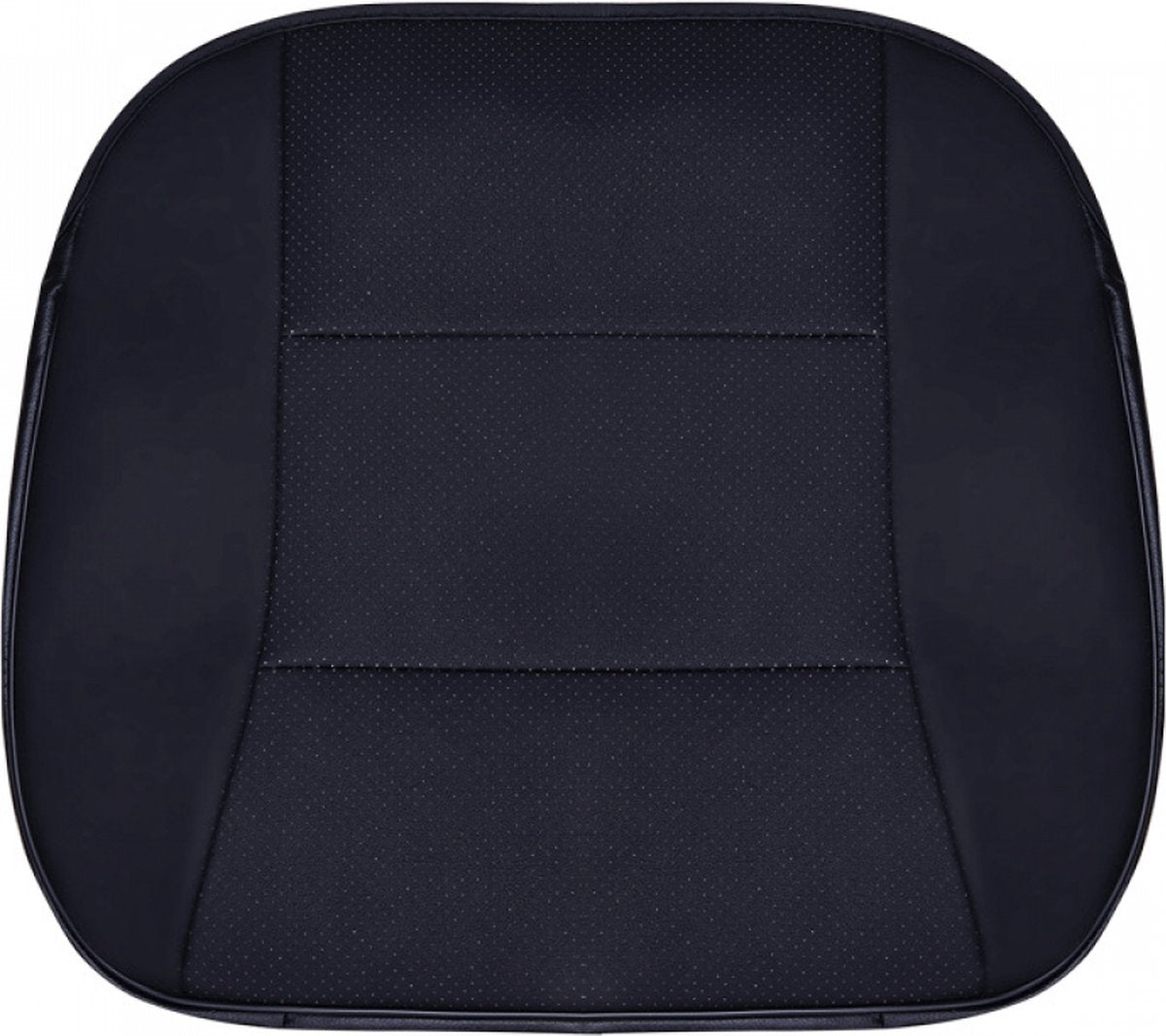PU leather car seat cushion black — view 2