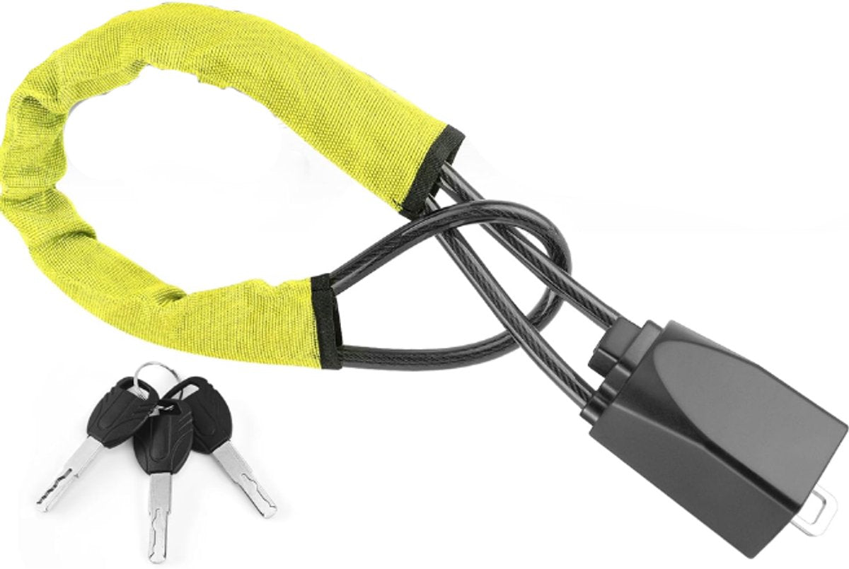 Universal steering wheel belt lock yellow — view 2