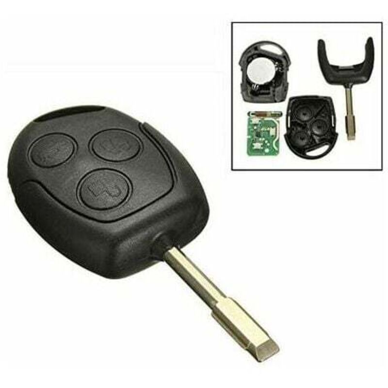 Ford 3-button 433 MHz fob remote key — view 2