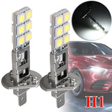 2 pcs H1 LED headlight bulbs kit 6000K 55W — view 2