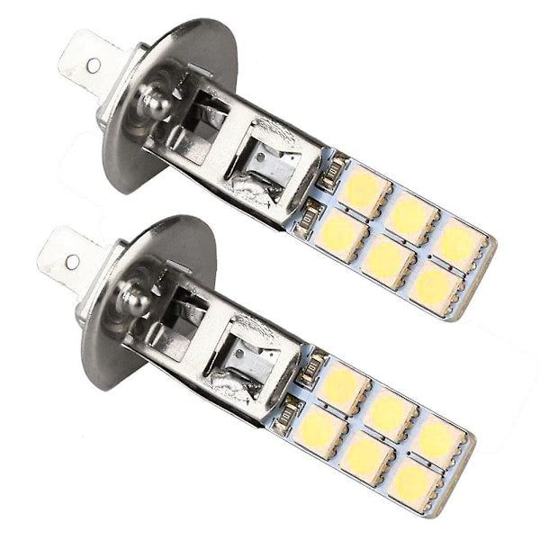 2 pcs H1 LED headlight bulbs kit 6000K 55W — view 3
