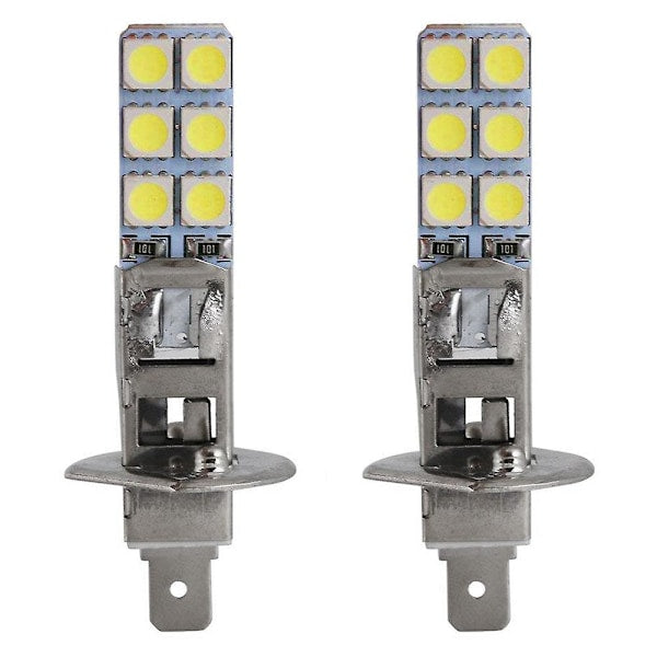 2 pcs H1 LED headlight bulbs kit 6000K 55W — view 4