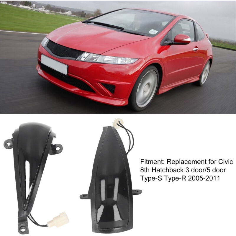 Dynamic LED turn signal lights for Civic 8th — view 4