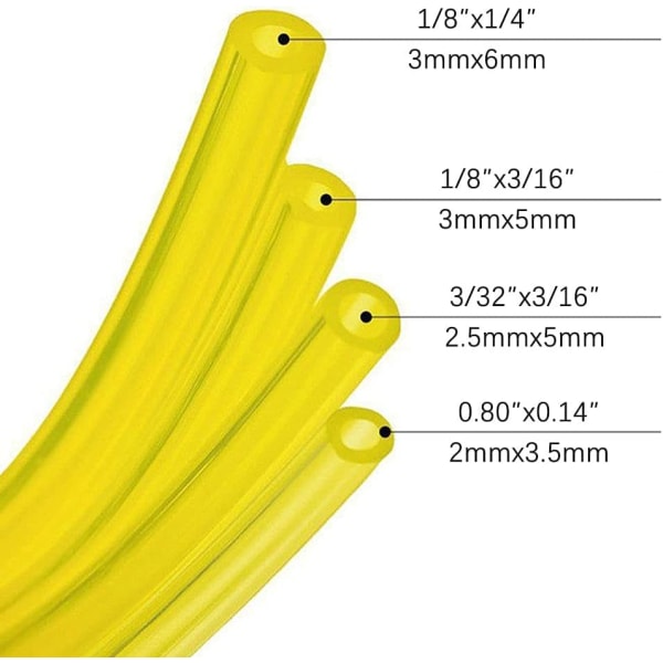 Fuel petrol hose 4 diameters — view 4